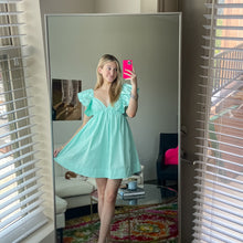 Load image into Gallery viewer, Effortless Mini Dress- Mint
